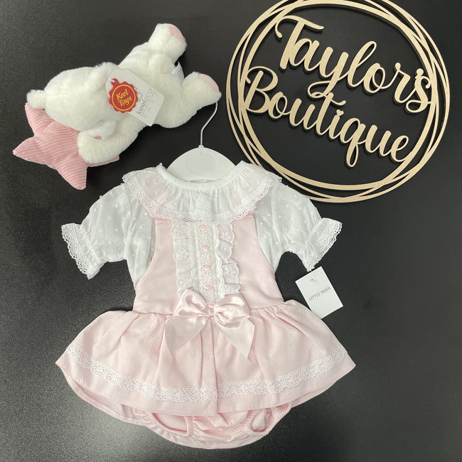 Baby Two Piece with full front with Lace and Bows