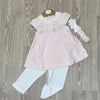 Baby Pink Dress With Legging