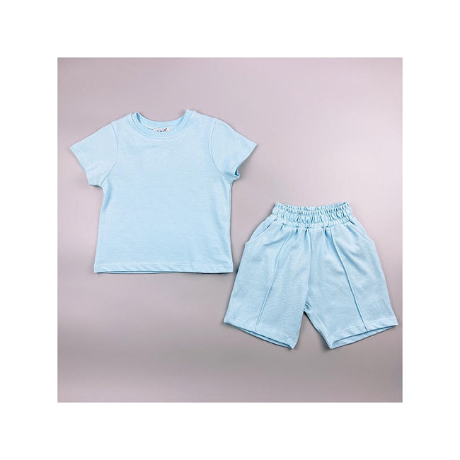 Boys T- Shirt and Piped Short Set
