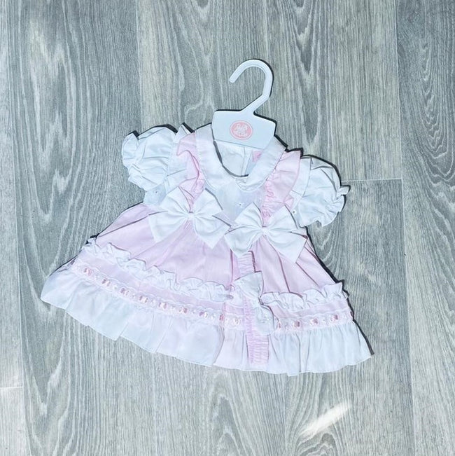 Baby Pink and White Frill Dress