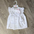 Baby Plain Cotton Bow Dress